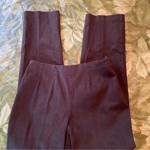 ARVIDA slim style side-zip pants in coffee brown feels like brushed cotton. Yum!